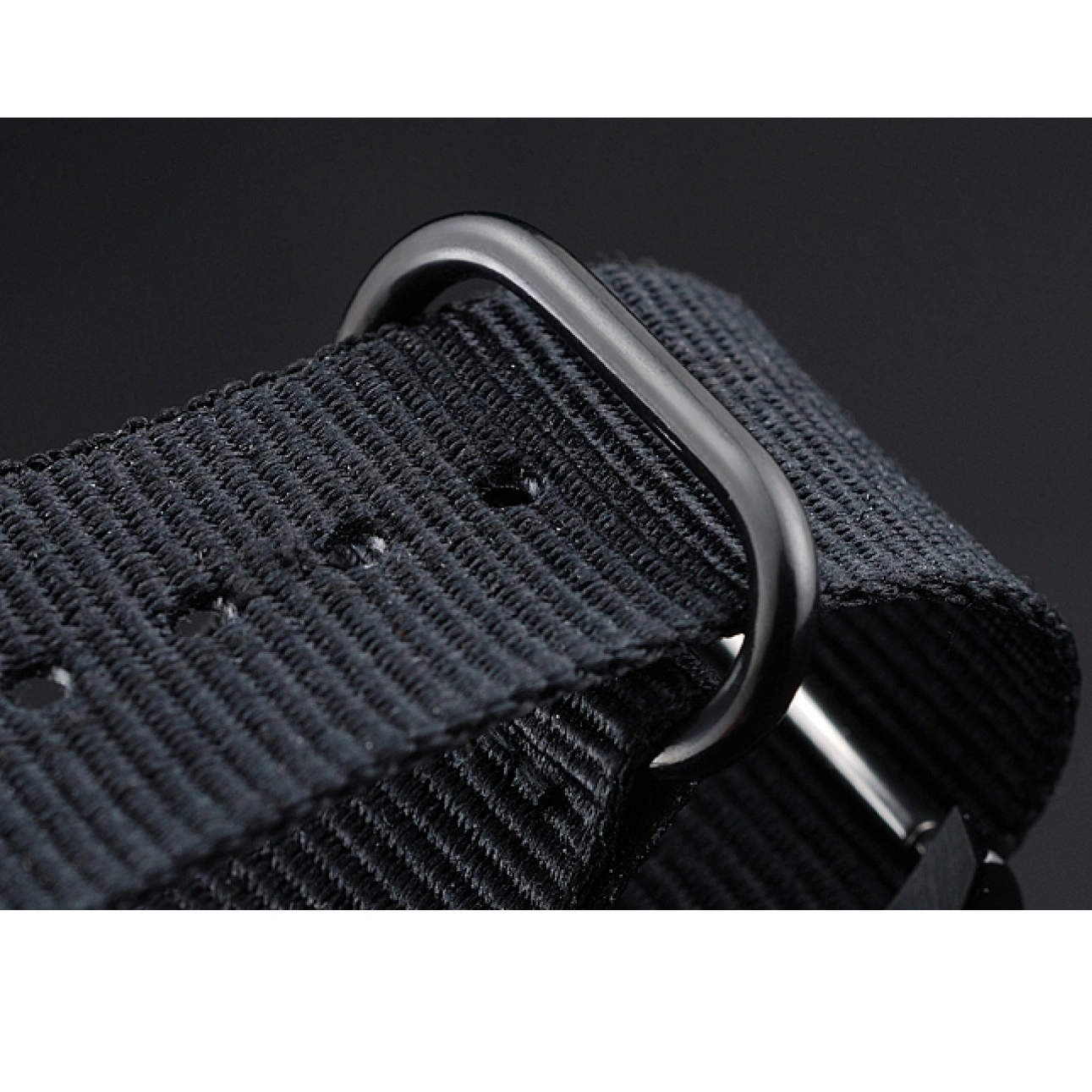 Aaa replica watch 622000 Nylon Black Rolex Strap Milgauss Bamford 0712